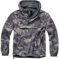 Brandit Summer Windbreaker Anorak Jacket - Gray Camo