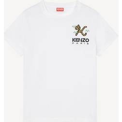 Kenzo Tiger Tail K Loose T-shirt Unisex - White