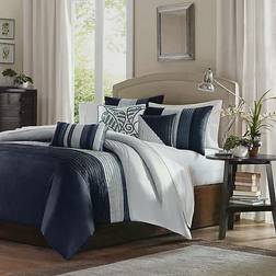 Madison Park Amherst Bedspread Blue (264.16x233.68cm)