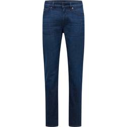 HUGO BOSS Slim Fit Jeans in Blue Comfort-Stretch Denim - Dark Blue