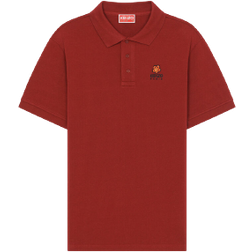 Kenzo Boke Flower Crest Polo Shirt M - Bordeaux