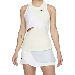 NIKE Court Dri-FIT Slam Tennis Tank Top Women - Coconut Milk/White/Black