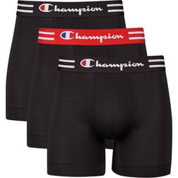 Champion Men's 3-Pack Performance Boxer Brief, Medium, Multicolor