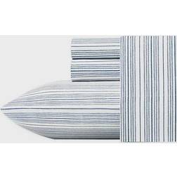 Nautica Beaux Stripe Bed Sheet Blue, White (274.32x)