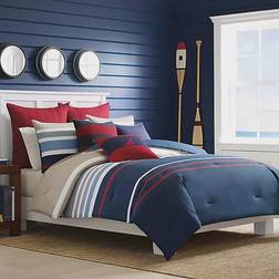 Nautica Bradford Duvet Cover Multicolour, Blue (218.44x172.72cm)