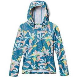 Columbia Girls' PFG Super Tidal Hoodie- GreenPrints