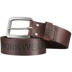 Snickers Workwear Snickers 9034 Leather Belt - Chocolate Brown