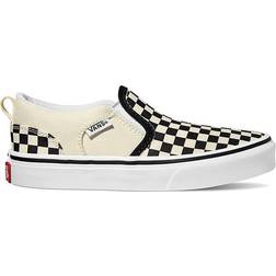 Vans Kid's Asher Checkered - Black/White