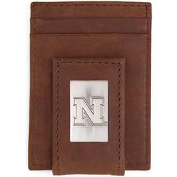 Eagles Wings University of Nebraska Flip Wallet - Brown