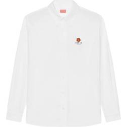 Kenzo Boke Flower Crest Casual Shirt - White