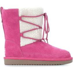 UGG Girl's Koolaburra Michon Short Winter Booties - Raspberry Rose