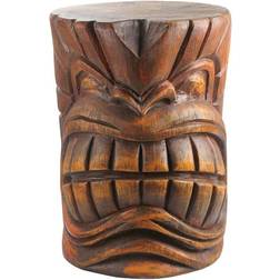 Design Toscano The Kanaloa Grand Tiki Sculptural Table Outdoor Side Table