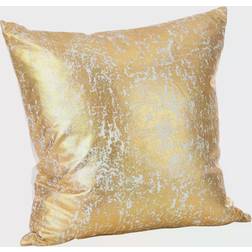 Saro Lifestyle Donnelou Metallic Complete Decoration Pillows Gold (45.72x45.72cm)