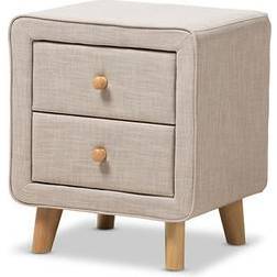 Baxton Studio Jonesy Bedside Table 16.1x19.9"