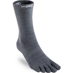 injinji Liner Crew Nuwool Socks Men - Charcoal
