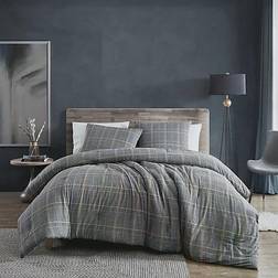Kenneth Cole Sussex Duvet Cover Brown, Black (233.68x223.52cm)