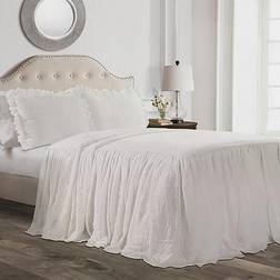 Lush Decor Ruffle Bedspread White (203.2x193.04cm)