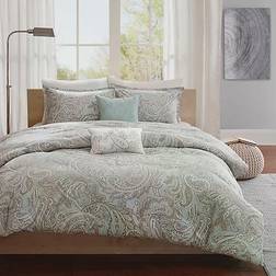Madison Park Ronan Bed Linen Blue (233.68x223.52cm)
