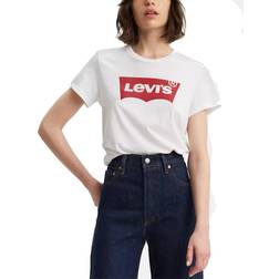 Levi's Women's Batwing Perfect Graphic Logo T-shirt - White