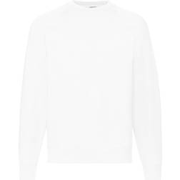 Fruit of the Loom Classic Raglan Sweatshirt - White
