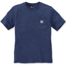 Carhartt T-Shirt Pesante K87 Con Taschino Vestibilità Comoda Manica Corta Uomo Grigio