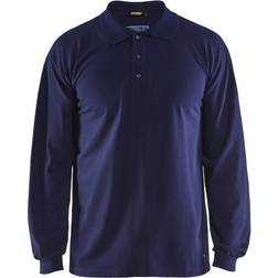 Blåkläder 3374 Flame Retardant Pique long sleeved polo (Black)