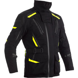 Rst Pro Series Pathfinder Motorcycle Texte Jacket, black-yellow
