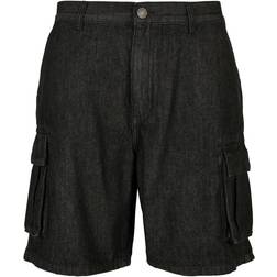 Urban Classics Organic Denim Cargo Short - Schwarz
