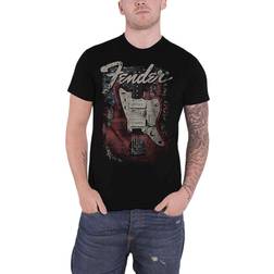 Fender Men's FENDTS03MB T-Shirt, Black, (38"-40"