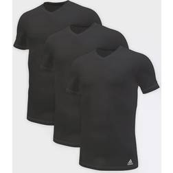 adidas Camiseta Para Hombre - Active Core Cotton Cuello En V Liso - White