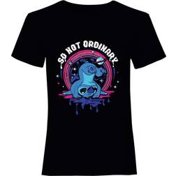 Lilo & Stitch Lilo & Stitch Unisex Adult Not Ordinary T-Shirt (Black)