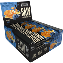 Warrior Raw Protein Flapjack Honey Berry 75g 12 stk