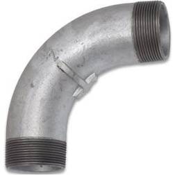 +GF+ 1/2" Galvaniseret bøjning 90° nippel/nippel