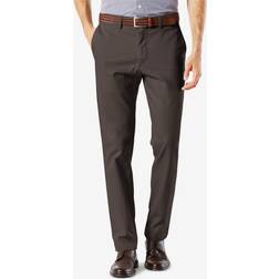 Dockers Pantaloni Elasticizzati In Cotone Lux Color Cachi Firmati Slim Fit - Neri
