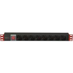 IC Intracom TECHly Professional I-CASE STRIP-81UD strømfordelingsenhed 3500 Watt