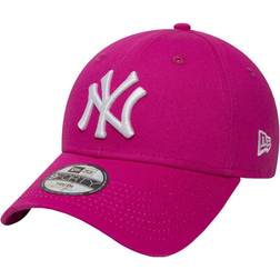 New Era 9Forty Youth Adjustable League Cap - Pink/White