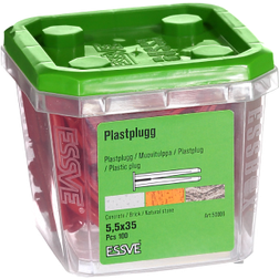 Essve Plastplug 5,5x35 rød-100