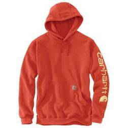 Carhartt Midweight Sleeve Logo Hoodie - Lichtblauw