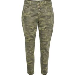 Cream Penora Jeans - Beige/Khaki