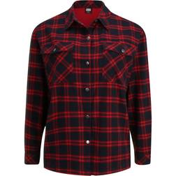 Urban Classics Ladies Oversized Overshirt - Schwarz