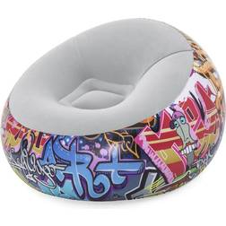 Bestway Graffiti Luft stol 112 x 112 x 66cm Lænestol
