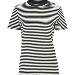 Selected Femme cotton perfect t-shirt in stripe-Multi