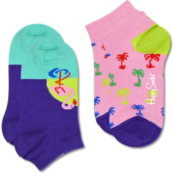 Happy Socks 2-pak Flamingo Low KFLM02-3300