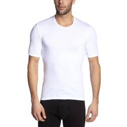 Schiesser Herren 1/2 Arm T-Shirt - Weiß