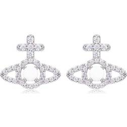 Vivienne Westwood Olympia Stud Earrings - Silver/Pearl