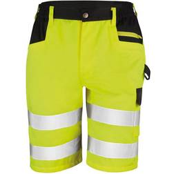 Result Core Mens Reflective Safety Cargo Shorts (Orange)