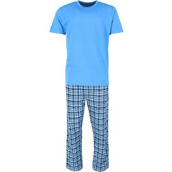 Hanes Men's Sleep Set with Woven Pants