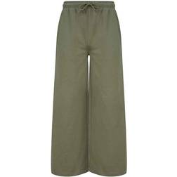 SF Nachhaltige Jogginghose mit Weitem Bein - Khaki/Grau/Rosa