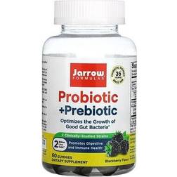 Jarrow Formulas Probiotic Prebiotic Blackberry 60 Gummies