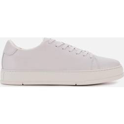 Vagabond Cedric Contrast Leather Basket Trainers - White